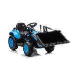 Elektrický traktor s lyžicou BW-X002A- modrý